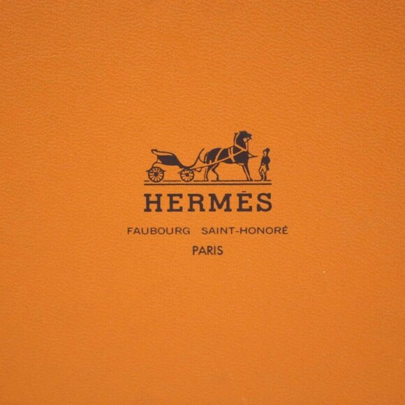 HERMES Sz 11.5 x 7.25 x 4 Orange Brown Gift Box - Picture 2 of 6